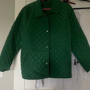 Green quilted jacket. Ralph Lauren size 2x ne er worn just hanging in closet